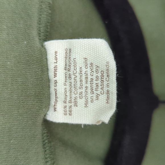 Buttercream Clothing forest green v-neck long sleeve tee XS - Picture 4 of 8